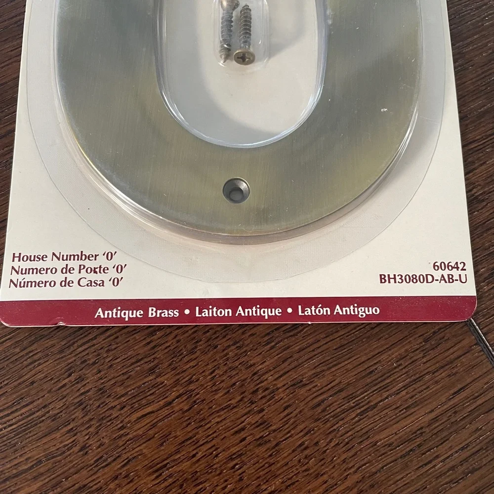 NWT Antique Brass House Numbers - Picture 4 of 4